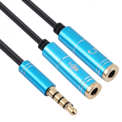 2 x 3,5 mm de câble d'adaptateur mâle à 3,5 mm (bleu) SH652L541-06