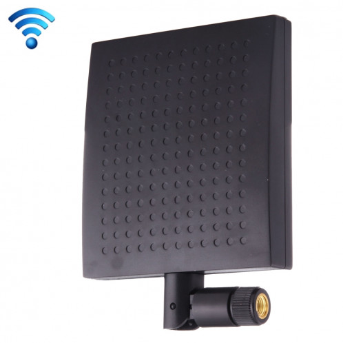 12dBi SMA Mâle Connecteur 2,4 GHz Panneau WiFi Antenne (Noir) S1887B1951-06