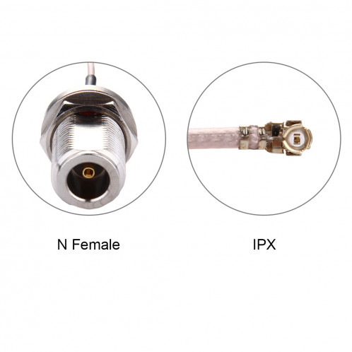 Câble RX178 IPX vers N femelle 25cm S240261798-04