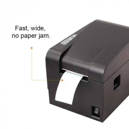 Xprinter XP-235B Imprimante de codes-barres à étalonnage automatique thermique pour port USB SX8351773-010