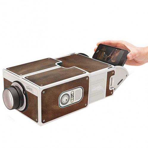 Cinéma portatif de projecteur de téléphone portable de carton 2.0 / DIY téléphone portable SH016Z353-011