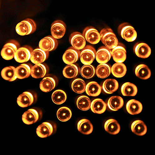 30 LED 2-Mode alimenté par batterie Light String décoration pour la fête de Noël, Longueur: 3m (lumière jaune) S323YL1925-09