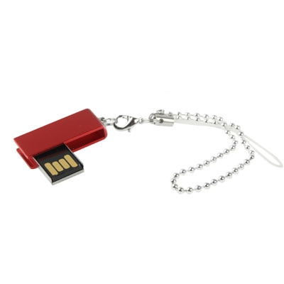 Mini disque flash USB rotatif (4 Go), rouge SM07RB890-06