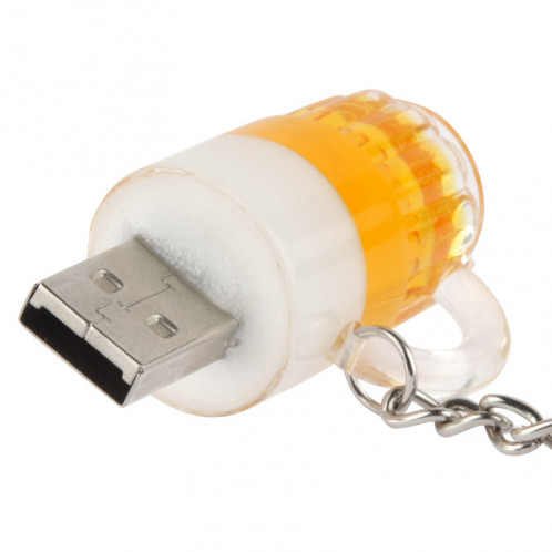 Beer Keychain Style USB Flash Disk avec 32 Go de mémoire SB264E38-05