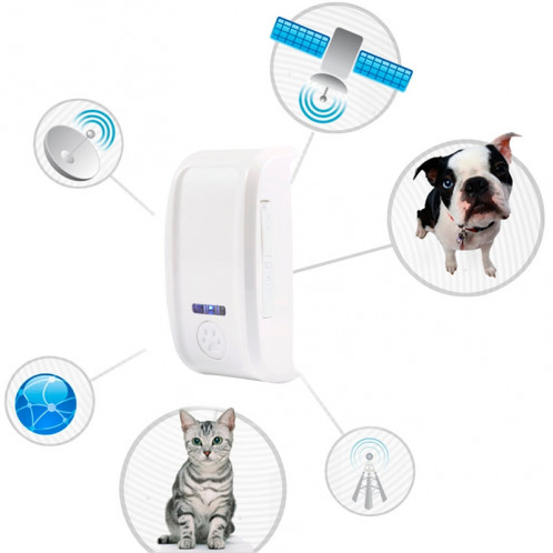 KH-909 universel IPX6 Tracker GPS imperméable pour Pet / Kid / les personnes âgées (Blanc + Bleu) SK642L1814-014