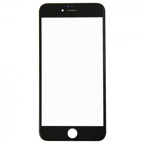 iPartsBuy pour iPhone 6s Plus lentille extérieure en verre de l'écran avant avec cadre avant de l'écran LCD (noir) SI030B631-08