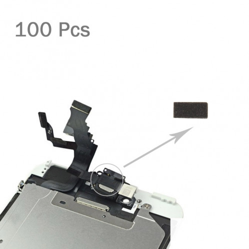 100 PCS iPartsAcheter pour iPhone 6 s bouton de la maison Flex câble éponge mousse Slice Pads S100131825-03