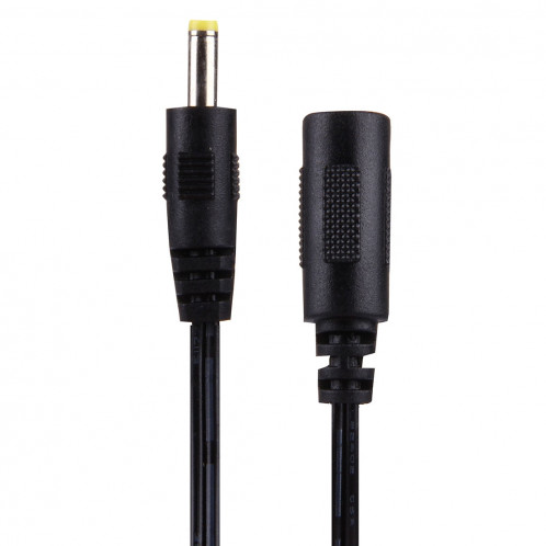 5.5 x 2.1mm DC Femelle à 4.0 x 1.7mm DC Câble de Connexion Mâle pour Adaptateur pour Ordinateur Portable, Longueur: 15cm (Noir) S501021421-03