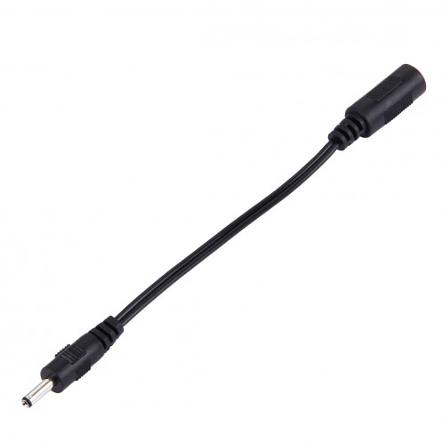 5,5 x 2,1 mm DC femelle à 3,5 x 1,35 mm DC câble d'alimentation mâle pour adaptateur pour ordinateur portable, longueur: 15 cm (noir) S50104601-03