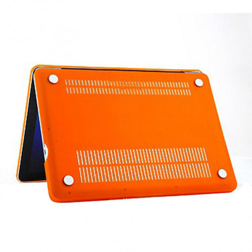 Boîtier de protection en plastique dur givré pour Macbook Pro 13,3 pouces (Orange) SH14RG1701-07