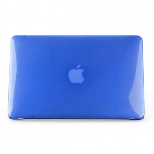 ENKAY pour MacBook Air 11.6 pouces (US Version) / A1370 / A1465 4 en 1 Crystal Hard Shell Housse de protection en plastique avec Protecteur d'écran & Clavier Guard & bouchons anti-poussière (Bleu foncé) SE300D1561-010