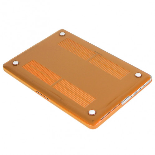 ENKAY pour Macbook Pro Retina 13,3 pouces (version US) / A1425 / A1502 Hat-Prince 3 en 1 Crystal Hard Shell Housse de protection en plastique avec clavier de protection et prise de poussière de port (Orange) SE904E1128-010