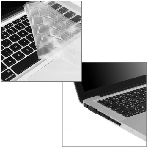 ENKAY pour Macbook Pro 15,4 pouces (US Version) / A1286 Hat-Prince 3 en 1 Coque de protection en plastique dur avec protection de clavier et prise de poussière de port (noir) SE909B1177-010