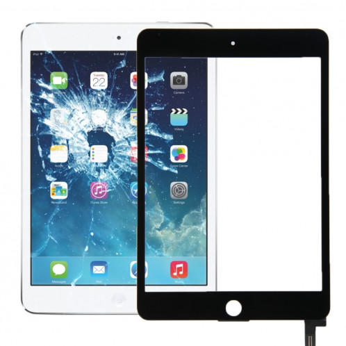 iPartsBuy Écran tactile d'origine pour iPad mini 4 (Noir) SI901B356-06