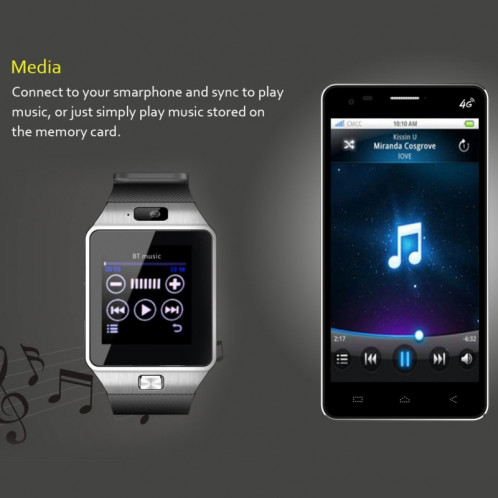 Otium Gear S 2G Smart Watch Téléphone, Anti-Perdu / Podomètre / Moniteur de Sommeil, MTK6260A 533 MHz, Bluetooth / Appareil photo (Or) SO650J190-022