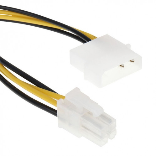 Câble d'alimentation carte mère P4 12V 4-pin Molex vers 4 broches CACMP4M01-04