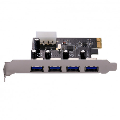 Carte contrôleur PCI-E Express USB 3.0 4 ports 5Gbps SC10251923-07
