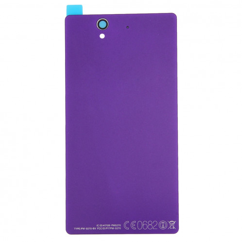Couverture arrière de batterie de rechange en aluminium pour Sony Xperia Z / L36h (violet) SC01361283-06