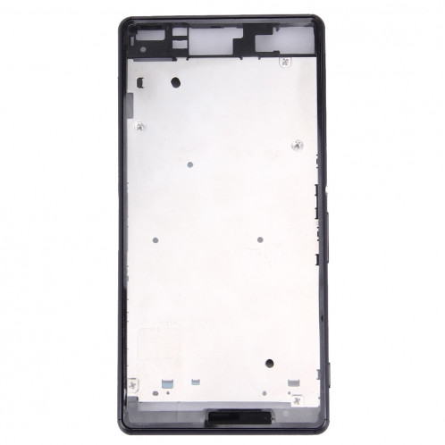 iPartsBuy Avant Logement LCD Cadre Lunette de remplacement pour Sony Xperia Z3 / L55w / D6603 (Noir) SI073B1795-06