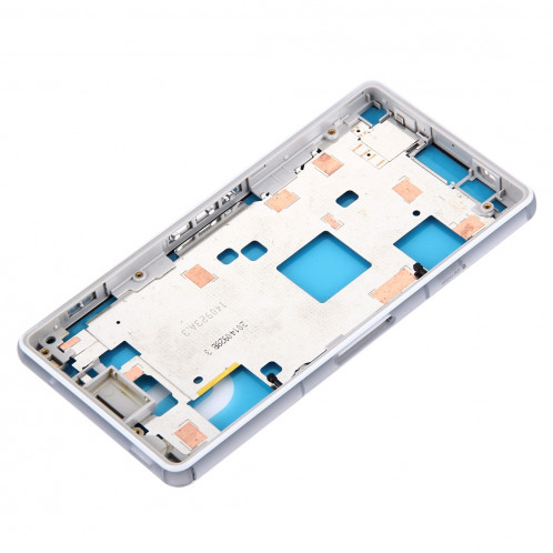 iPartsAcheter pour Sony Xperia Z3 Compact / D5803 / D5833 Boîtier Avant Cadre LCD Cadre (Blanc) SI082W253-06