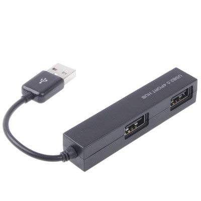 HUB USB 2.0 haute vitesse à 4 ports (noir) SH098B1467-04
