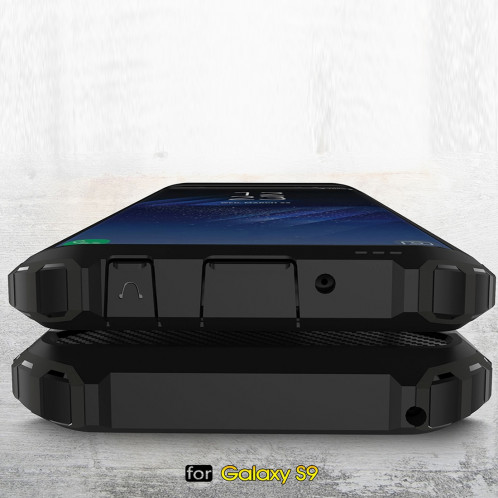 Pour Samsung Galaxy S9 TPU + PC 360 Degrés De Protection Antichoc Étui de Protection (Noir) SF981B1863-08