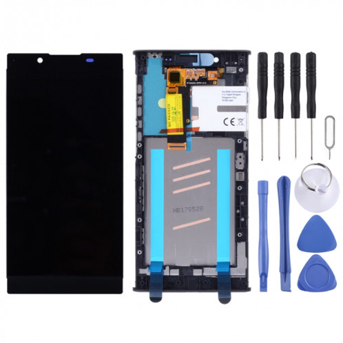 Écran LCD OEM pour Sony Xperia L1 G3311 G3312 G3313 Assemblage complet du numériseur avec cadre (Noir) SH59BL1530-04