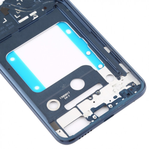Boîtier avant plaque de cadre LCD pour LG V30 / VS996 / LS998U / H933 / LS998U / H930 (bleu) SH185L182-06
