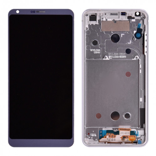 Écran LCD d'origine pour LG G6 / H870 / H870DS / H872 / LS993 / VS998 / US997 Ensemble complet de numériseur avec cadre (Violet) SH65PL506-06
