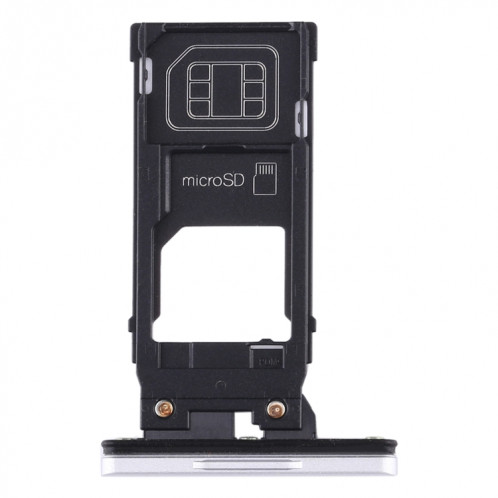 Plateau Carte SIM + Plateau Carte Micro SD pour Sony Xperia XZ3 (Blanc) SH200W1443-05