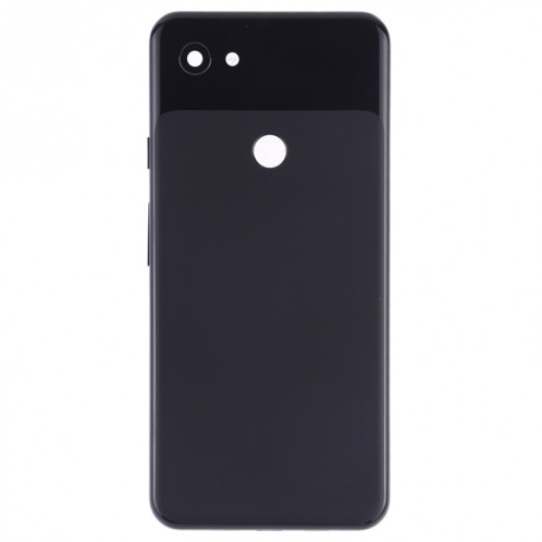 Cache arrière de la batterie avec objectif de l'appareil photo et touches latérales pour Google Pixel 3a XL (noir) SH86BL884-06