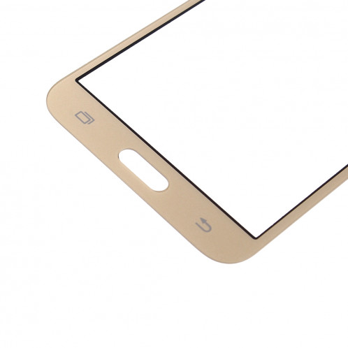 iPartsAcheter pour Samsung Galaxy J5 / J500 Lentille extérieure en verre (Gold) SI01JL758-08