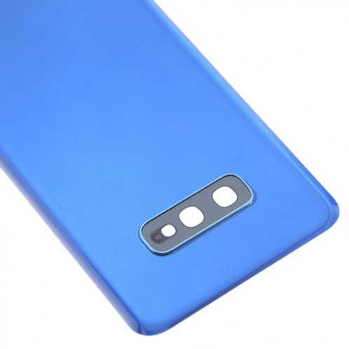 Coque arrière de batterie pour Galaxy S10e avec objectif d'appareil photo (bleu) SH74LL196-06