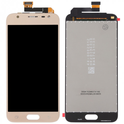 Écran LCD OEM pour Galaxy J3 (2018) / J337 avec ensemble complet de numériseur (or) SH83JL1225-06
