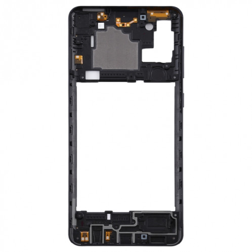 Pour Samsung Galaxy A21s Middle Frame Bezel Plate (Noir) SH651B739-06