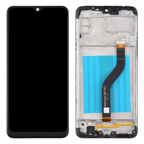 Écran LCD OEM pour Samsung Galaxy A20s Assemblage complet du numériseur avec cadre (Noir) SH737B1315-06