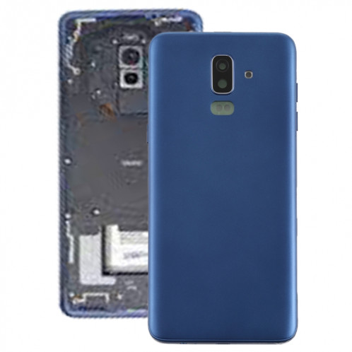 Pour Galaxy J8 (2018), J810F/DS, J810Y/DS, J810G/DS Coque arrière avec touches latérales et objectif de caméra (Bleu) SH62LL378-06