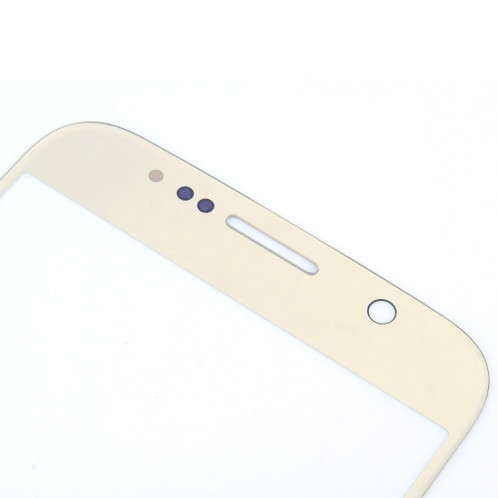 Pour Samsung Galaxy S6 / G920F 10pcs Lentille en verre extérieure de l'écran avant (Or) SH571J458-05