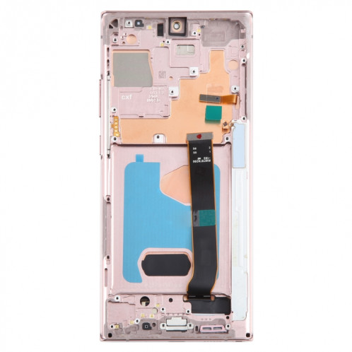 Pour Samsung Galaxy Note20 Ultra 4G Original Super AMOLED LCD écran numériseur assemblage complet avec cadre (or) SH811J45-07