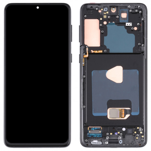 Écran LCD Super AMOLED d'origine pour Samsung Galaxy S21+ (5G) SM-G996 Assemblage complet du numériseur avec cadre (Noir) SH28121072-05