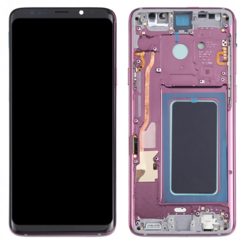 Écran LCD OLED pour Samsung Galaxy S9+ SM-G965 Assemblage complet du numériseur avec cadre (Violet) SH100P690-06