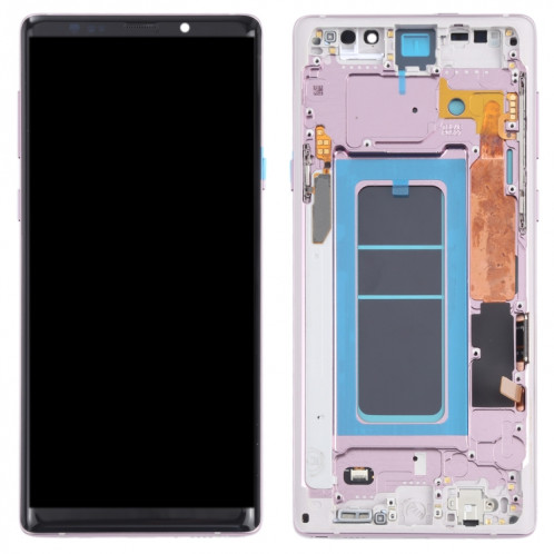 Écran LCD OLED pour Samsung Galaxy Note9 SM-N960 Assemblage complet du numériseur avec cadre (Violet) SH102P312-06