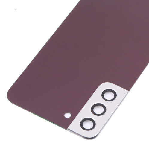 Coque arrière de batterie pour Samsung Galaxy S22+ 5G SM-S906B avec cache d'objectif d'appareil photo (violet) SH02PL1079-06