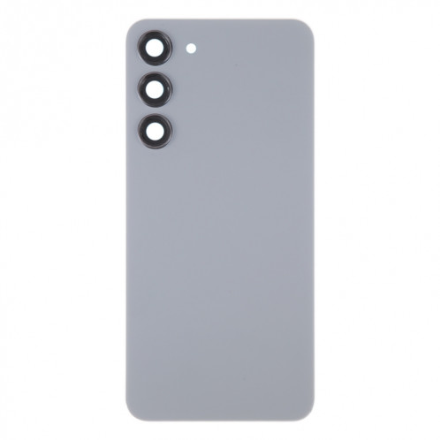 Pour Samsung Galaxy S23 + SM-S916B Couvercle arrière de batterie en verre OEM avec couvercle d'objectif d'appareil photo (gris) SH64HL534-06