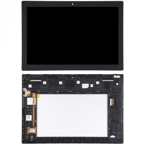 Écran LCD OEM pour Lenovo TAB4/TB-X304F/TB-X304L/TB-X304N/TB-X304X/TB-X304 Ensemble complet de numériseur avec cadre (Noir) SH464B418-05
