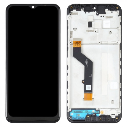 Écran LCD et numérisation Assemblage complet avec cadre pour Motorola Moto E7 Plus XT2081-1 (Noir) SH199B1206-07