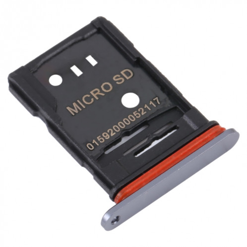 Pour TCL 20 Pro 5G Plateau de carte SIM d'origine + plateau de carte Micro SD (gris) SH757H540-04