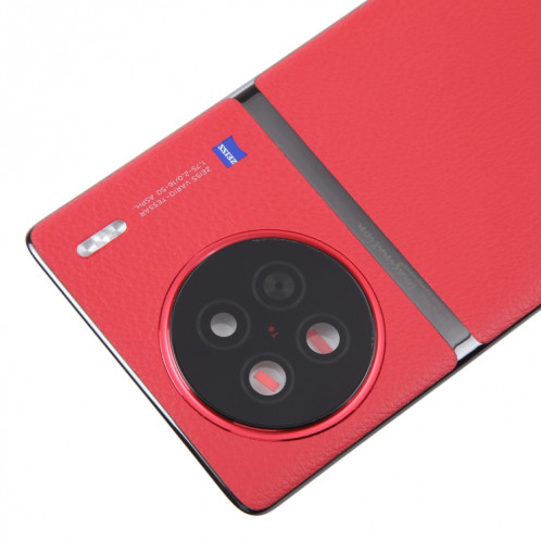 Pour vivo X90 couvercle arrière de batterie d'origine avec couvercle d'objectif d'appareil photo (rouge) SH51RL58-06