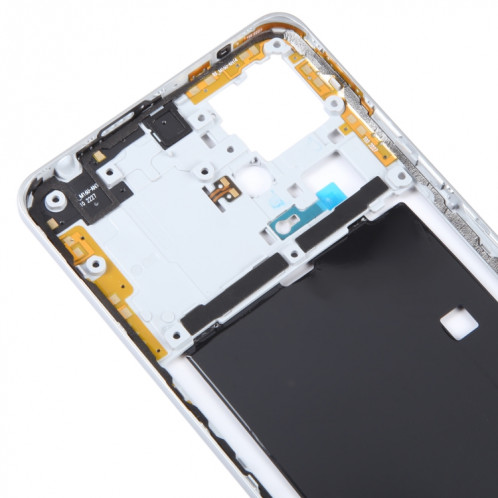Pour Xiaomi Redmi Note 12 Pro + plaque de lunette de cadre moyen d'origine (argent) SH367S1826-06