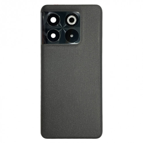 Pour OnePlus Ace Pro PGP110 Couvercle arrière de la batterie avec couvercle d'objectif d'appareil photo (noir) SH757B1420-07